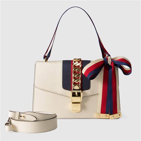 gucci white purses|Gucci chunky b ribbon white.